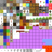 Minecraft 1.8 terrain.png and items.png Files