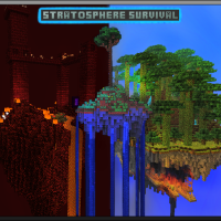 Stratosphere Survival, Island Based Minecraft Adventure / Survival Map Download