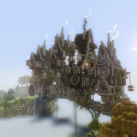 Minecraft Steampunk Download | Steampunk Bridge Town