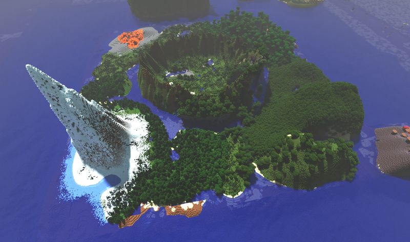 Скачать карту остров для Minecraft 1.5 2 | VK
