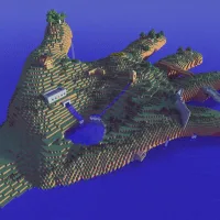 Minecraft Giant Hand Map